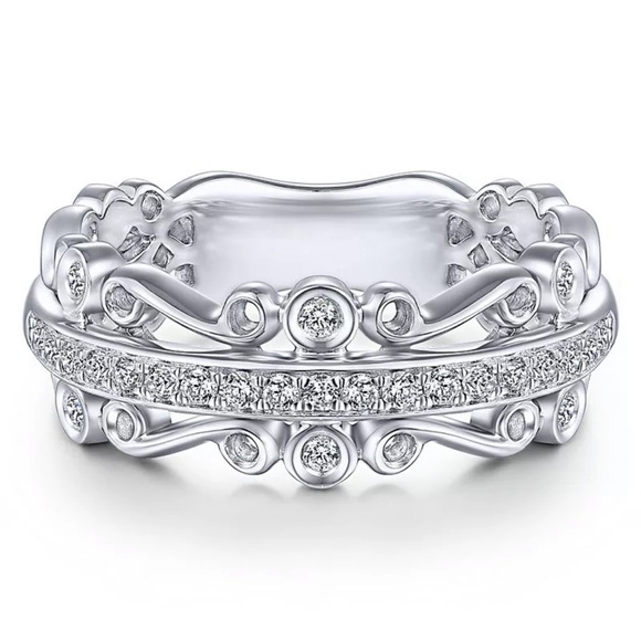 Jewelry - Fashion Rings 925 Silver Jewelry White Sapphire